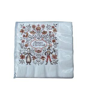 Vintage 15 Rust Craft Brownie Luncheon Napkins Hunger Best Cook 13.5" Estate NEW